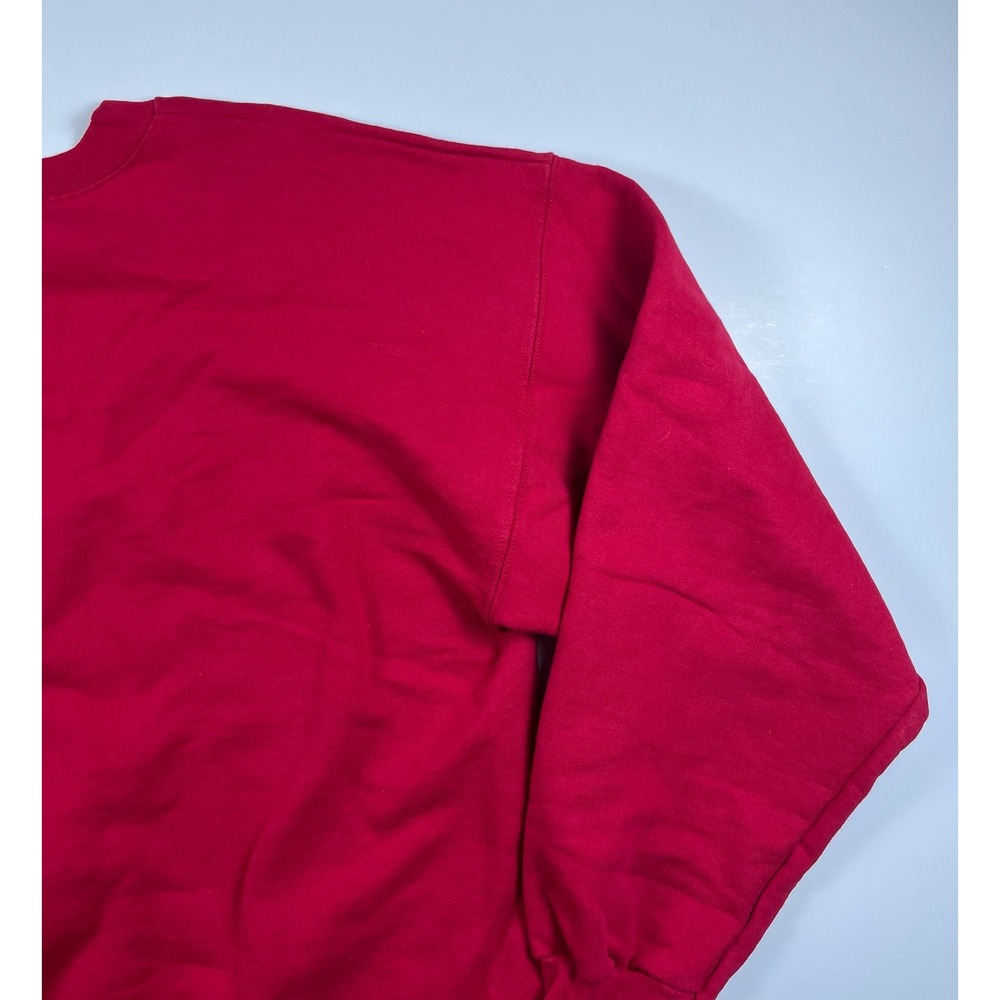 Texas Tech Red Raiders Oversized Sweatshirt Red Crewneck XL Ultimate Cotton - Picture 11 of 14